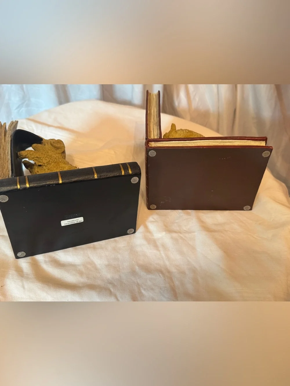 Golden Retriever Puppy Bookend Set! - Picture 4 of 9